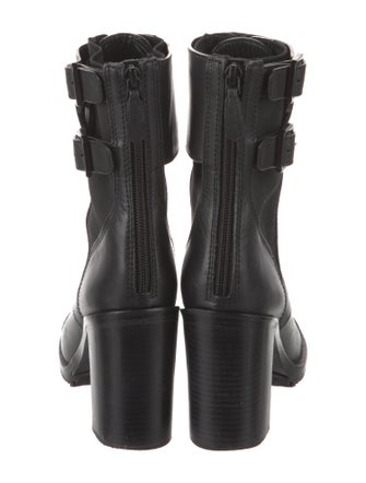 Tory Burch Leather Combat Boots