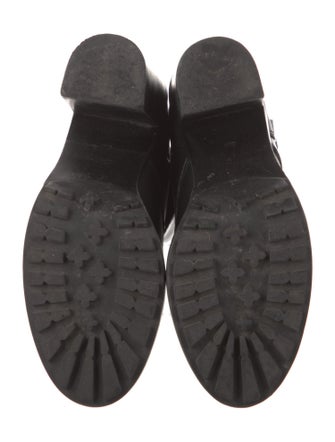 Tory Burch Leather Combat Boots