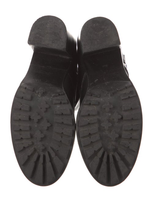 Tory Burch Leather Combat Boots