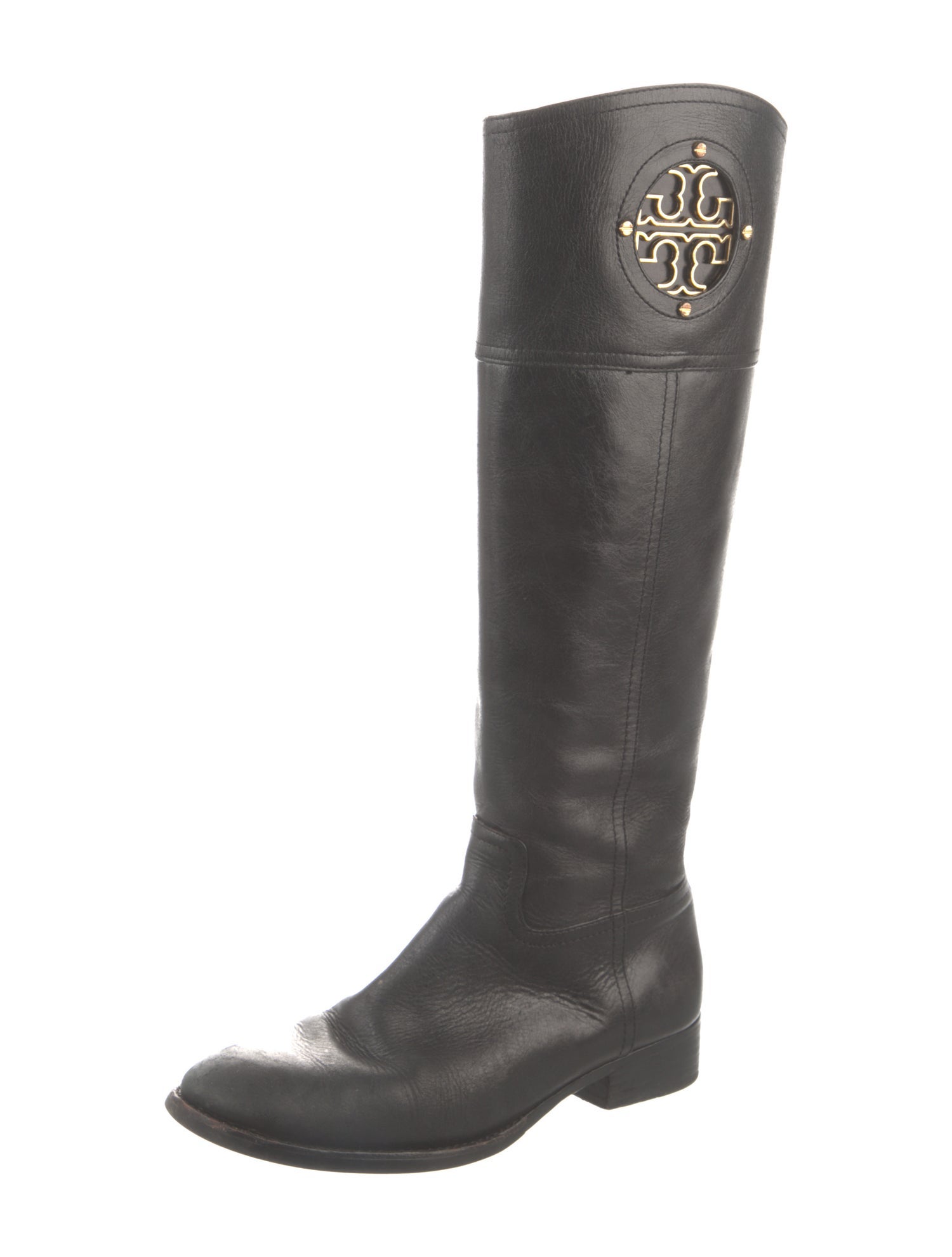 Tory Burch Leather Riding Boots