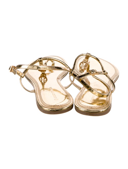 Tory Burch Patent Leather T-Strap Sandals
