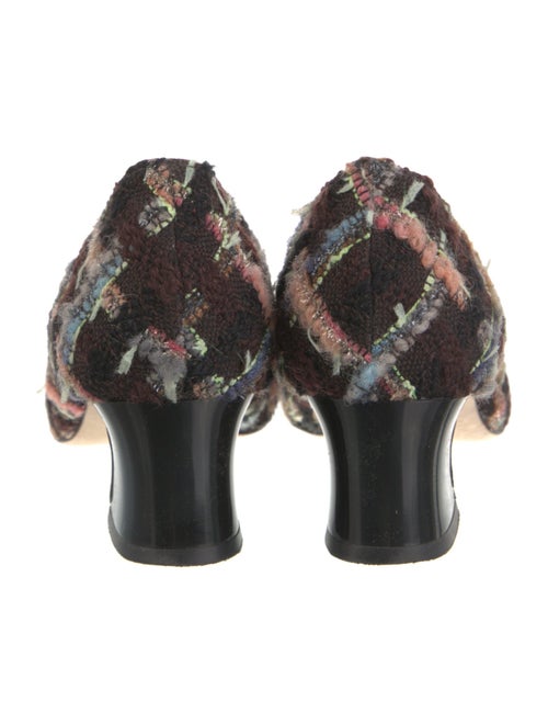 Tory Burch Tweed Printed Pumps
