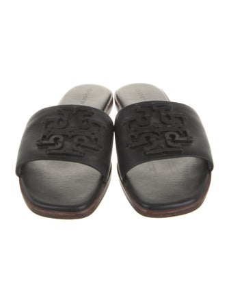 Tory Burch Leather Slides
