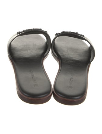 Tory Burch Leather Slides