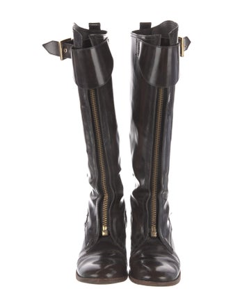 Tory Burch Leather Riding Boots