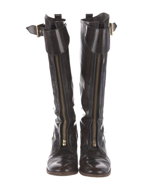 Tory Burch Leather Riding Boots