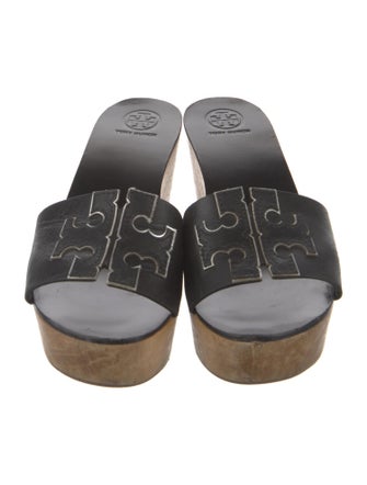 Tory Burch Leather Slides