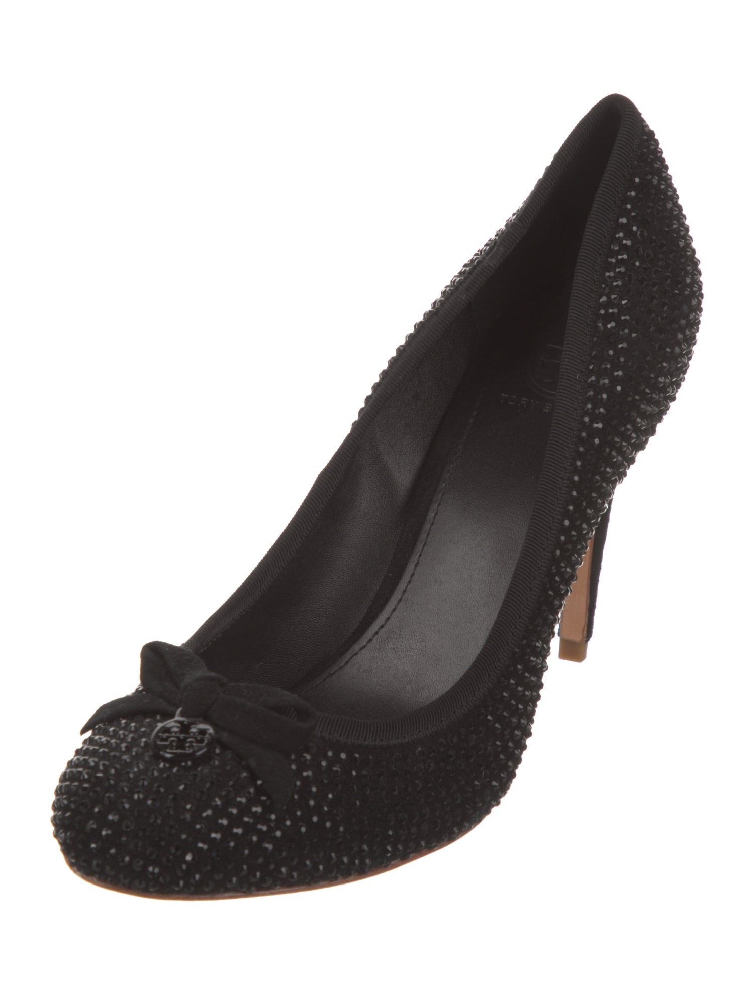 Tory Burch Crystal Embellishments Pumps