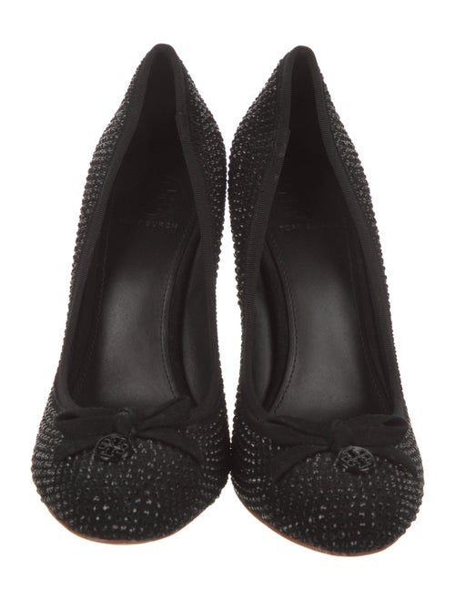 Tory Burch Crystal Embellishments Pumps