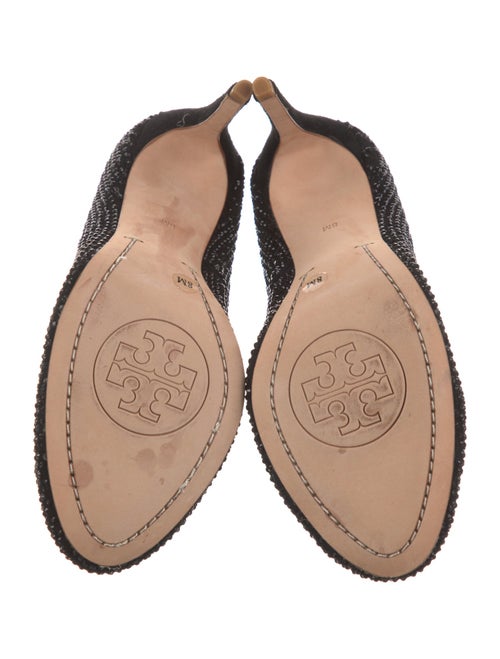 Tory Burch Crystal Embellishments Pumps