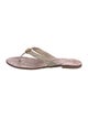 Tory Burch Leather Flip Flops