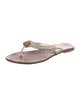 Tory Burch Leather Flip Flops