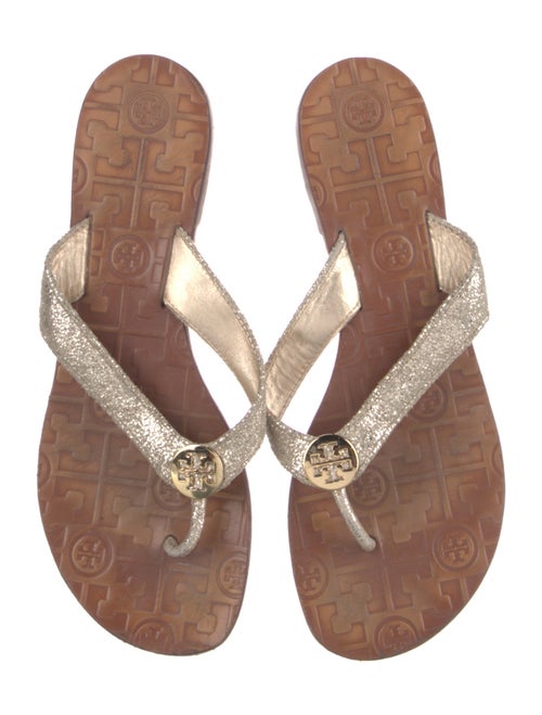 Tory Burch Leather Flip Flops