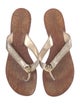 Tory Burch Leather Flip Flops