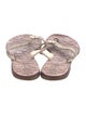 Tory Burch Leather Flip Flops