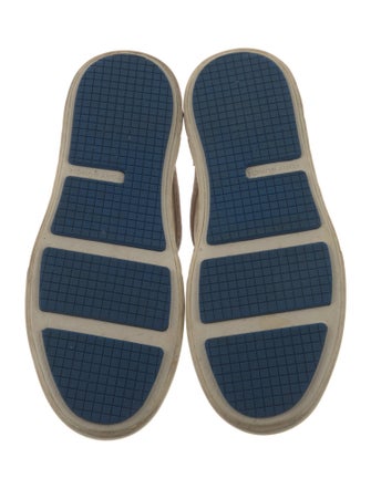 Tory Burch Leather Graphic Print Sneakers