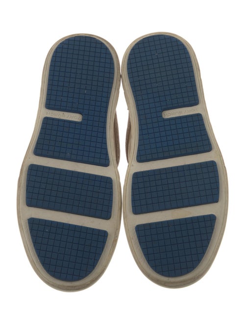 Tory Burch Leather Graphic Print Sneakers