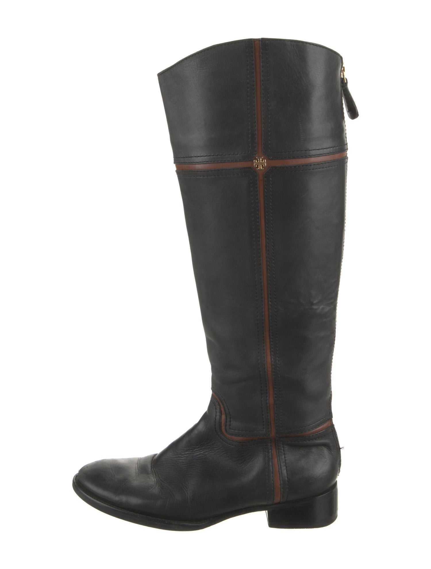 Tory Burch Leather Riding Boots