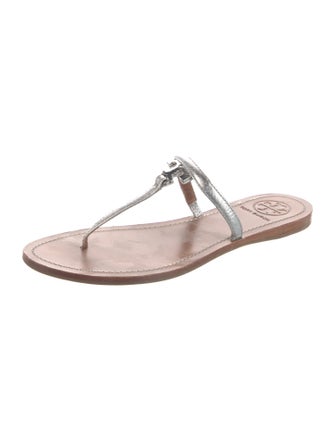 Tory Burch Leather T-Strap Sandals