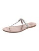 Tory Burch Leather T-Strap Sandals
