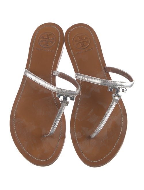 Tory Burch Leather T-Strap Sandals
