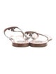 Tory Burch Leather T-Strap Sandals