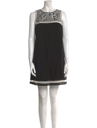 Tory Burch Crew Neck Mini Dress