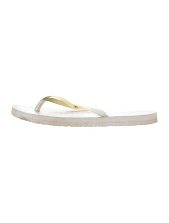 Tory Burch Leather Flip Flops