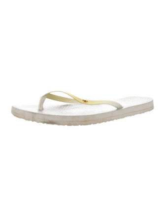 Tory Burch Leather Flip Flops