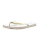 Tory Burch Leather Flip Flops