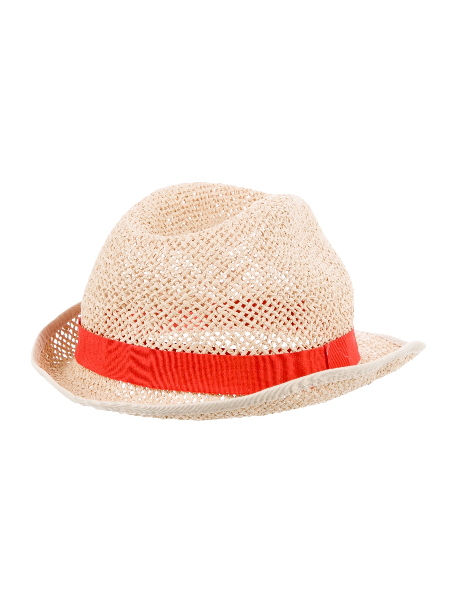 Tory Burch Straw Woven Fedora Hat