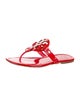 Tory Burch Patent Leather Flip Flops