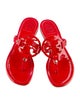 Tory Burch Patent Leather Flip Flops