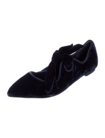 Tory Burch Velvet Oxfords