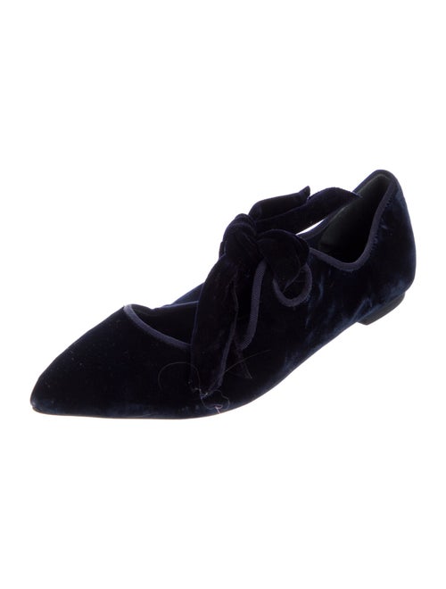 Tory Burch Velvet Oxfords