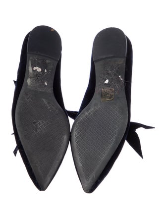 Tory Burch Velvet Oxfords