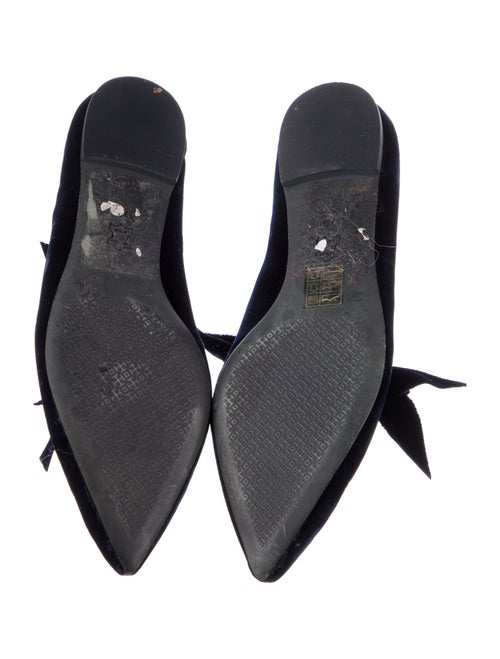 Tory Burch Velvet Oxfords