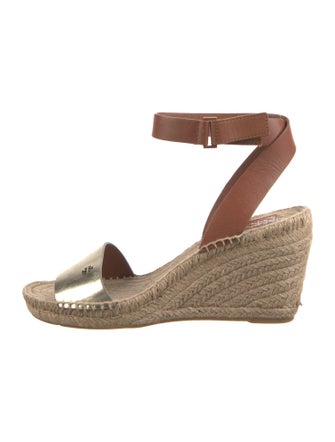 Tory Burch Leather Espadrilles