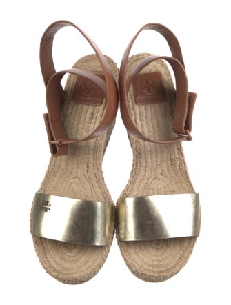 Tory Burch Leather Espadrilles