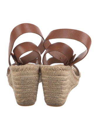 Tory Burch Leather Espadrilles