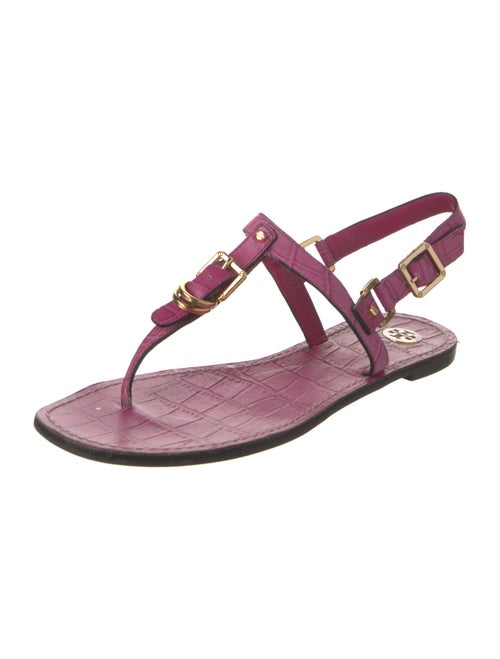 Tory Burch Leather T-Strap Sandals