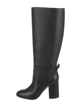 Tory Burch Leather Riding Boots