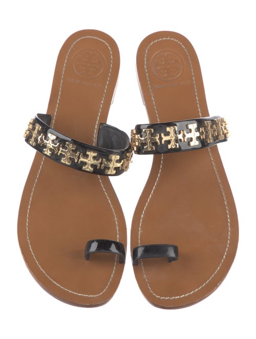 Tory Burch Patent Leather Slides