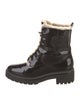 Tory Burch Patent Leather Combat Boots