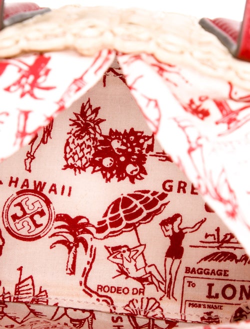 Tory Burch Straw Top Handle Bag