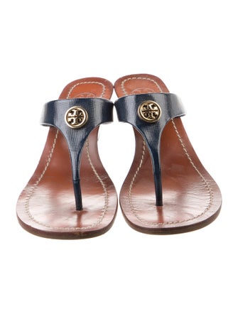 Tory Burch Leather T-Strap Sandals