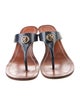 Tory Burch Leather T-Strap Sandals