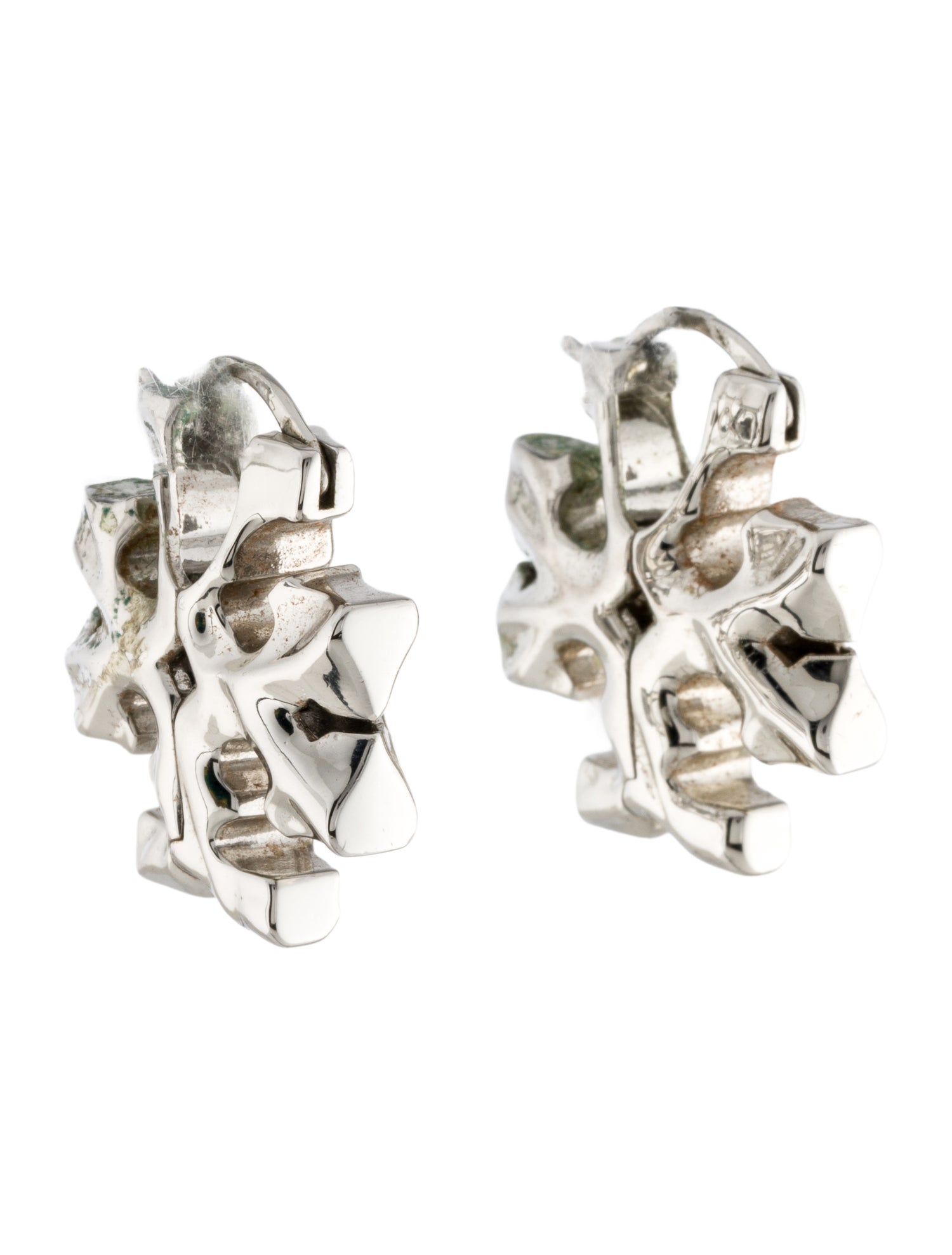 Tory Burch Roxanne Hidden Latch Hoop Earrings