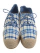 Tory Burch Plaid Print Espadrilles