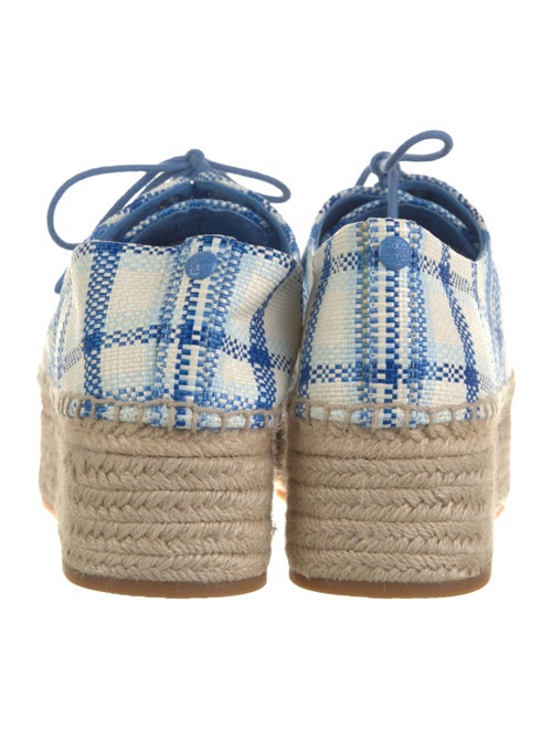 Tory Burch Plaid Print Espadrilles